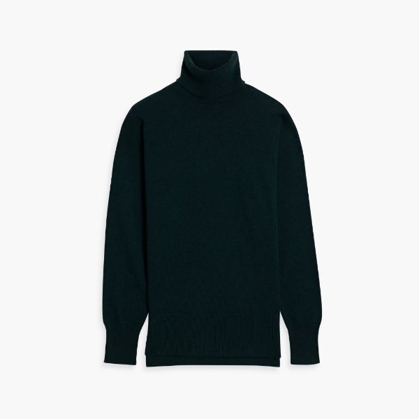 Millie cashmere and wool-blend turtleneck sweater