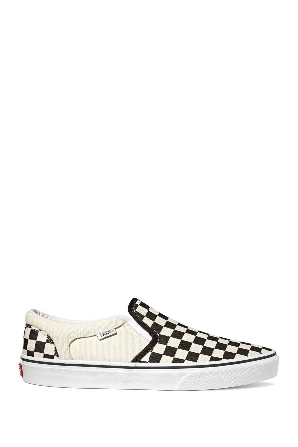 Asher V Slip-On Checkerboard Sneaker