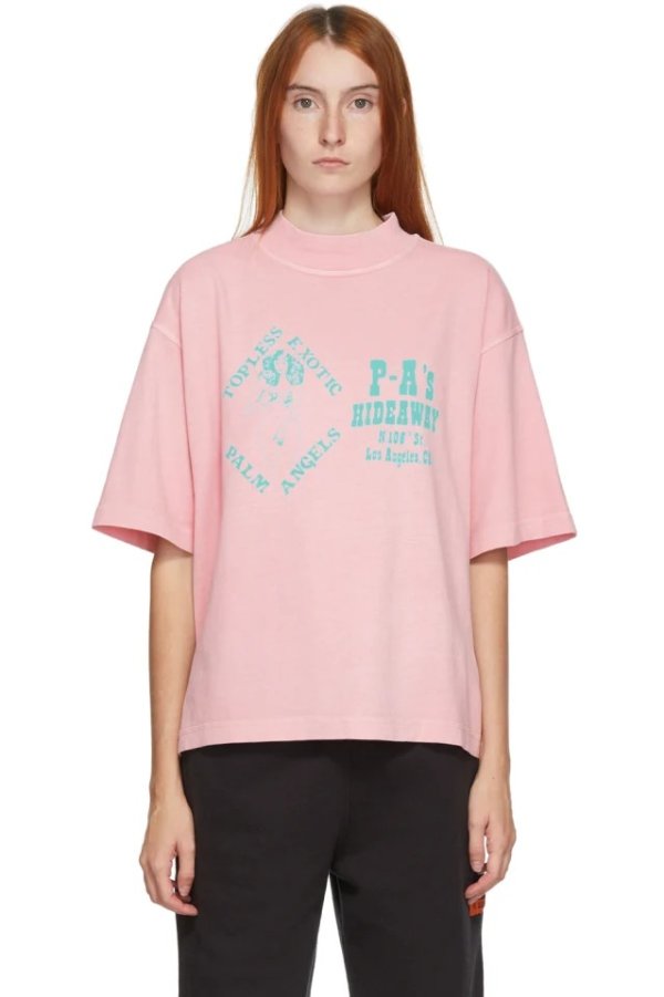 Pink Exotic Club Boxy T-Shirt