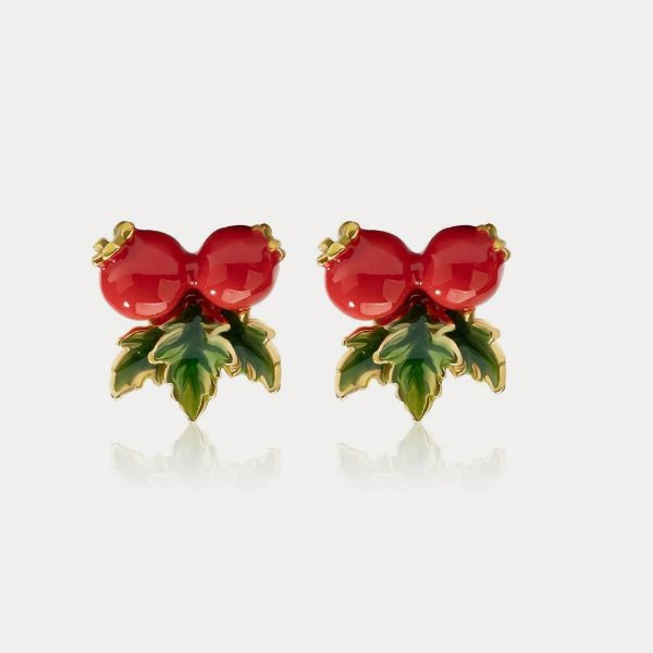 Cranberry Earrings