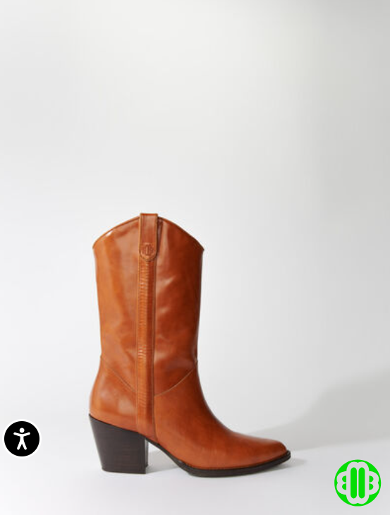 122FREEWEST Heeled leather boots