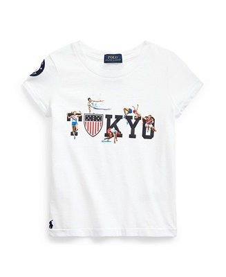 Toddler Girls Team USA Cotton T-shirt