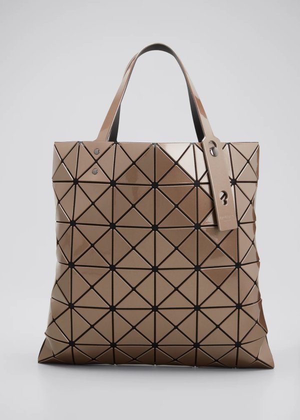 Lucent Metallic North-South Tote Bag