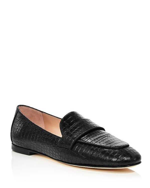 Women's Payson Croc-Embossed Loafers