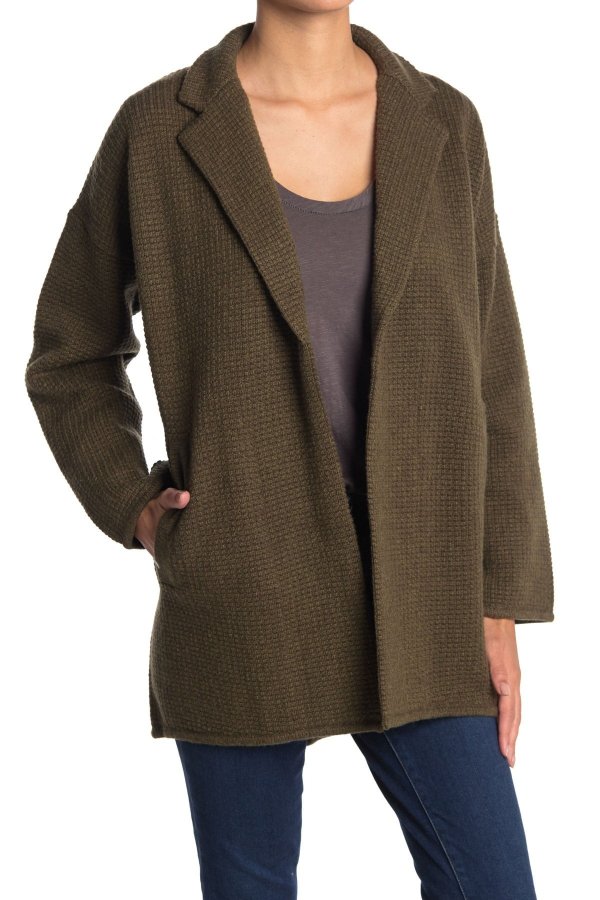 Laguna Stitch Wool Blend Coat(Regular & Plus Size)