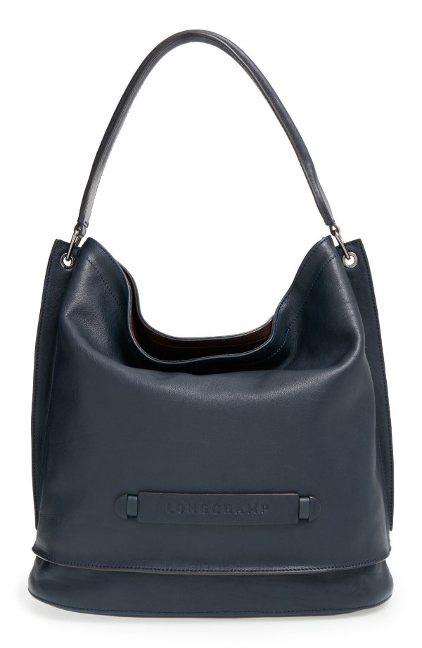 Longchamp 3D Leather Hobo Bag