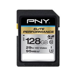 PNY 128GB Elite Performance UHS-I/U3 SDXC 存储卡