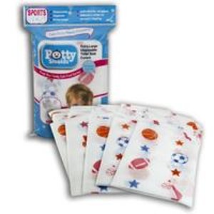 Potty Shields Toilet Seat Covers- Disposable XL Potty Seat Covers (Sports- 20 Pack)