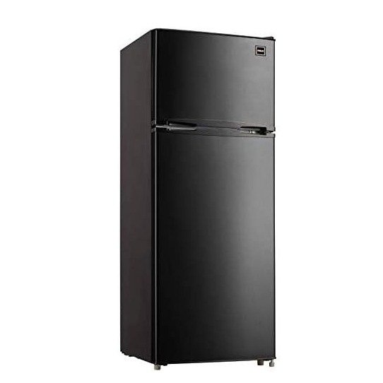 RFR741-BLACK Apartment Size-Top Freezer-2 Door Fridge