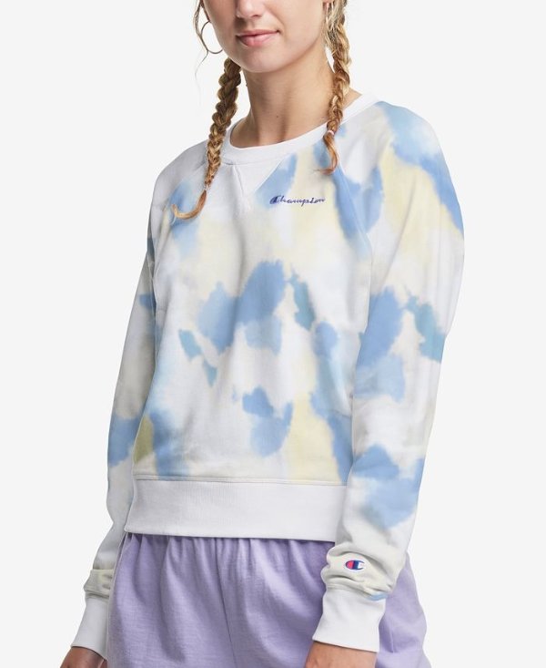 Women's Campus Tie-Dyed French Terry Sweatshirt