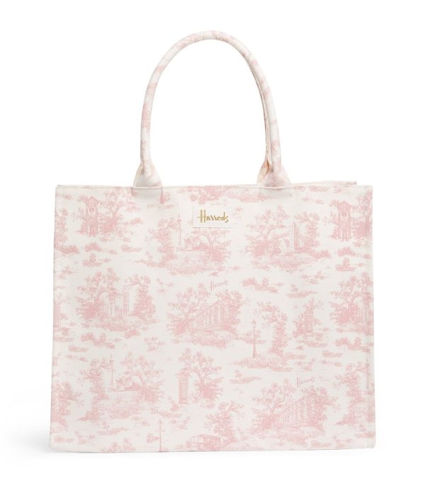 Toile Grocery Shopper Bag |US