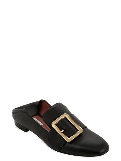 10MM JANELLE LEATHER LOAFERS