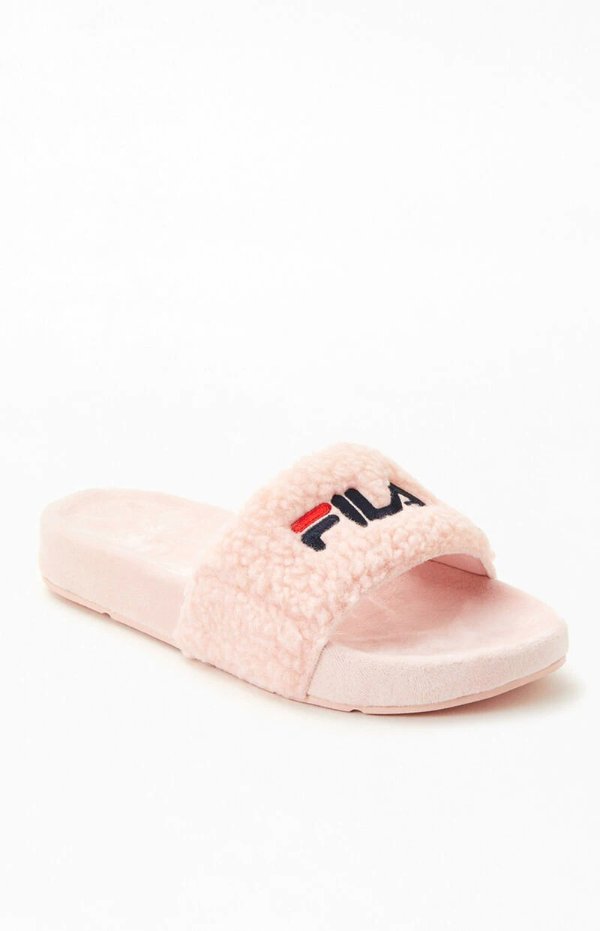 Women's Fuzzy Slide Sandals | PacSun
