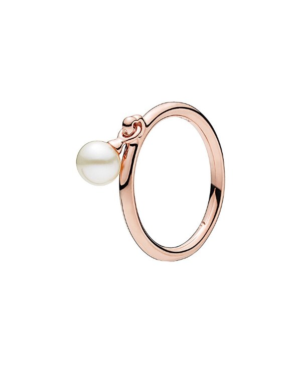 Jewelry Rose Pearl Ring