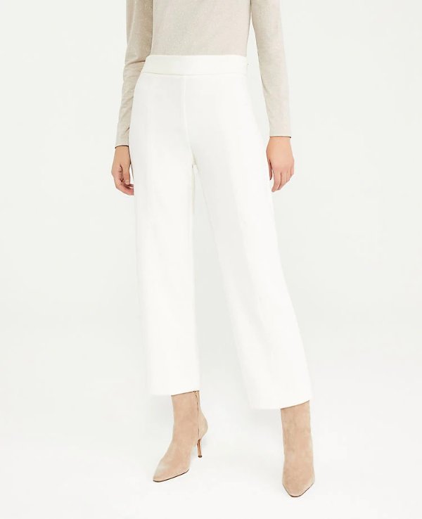 The Easy Straight Crop Pant | Ann Taylor