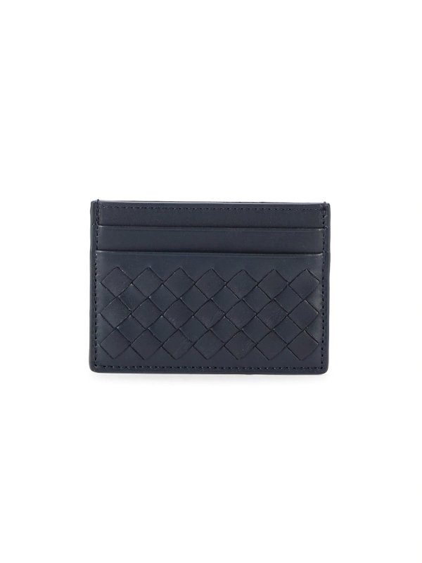 Woven Leather Card Case
