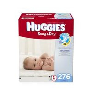 Huggies Economy Plus Pack Snug and Dry Diapers, Size 1, 276 Count