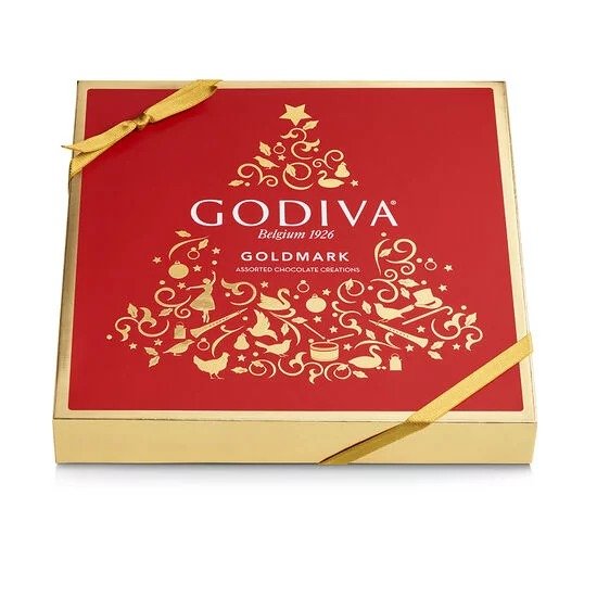 Holiday Goldmark Assorted Chocolate Gift Box, Set of 3, 17 pc. each