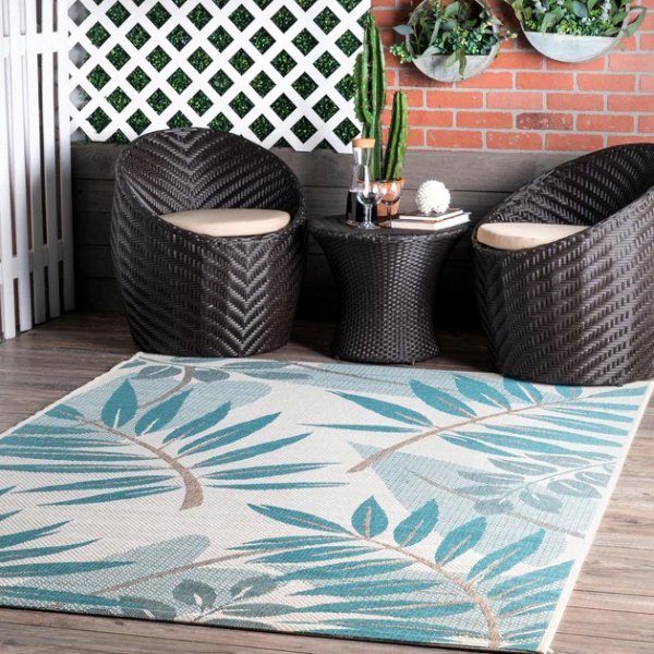 outdoor trudy area rug
