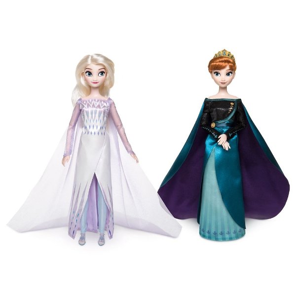 Queen Anna and Snow Queen Elsa Classic Doll Set – Frozen 2 – 11 1/2'' H | shopDisney