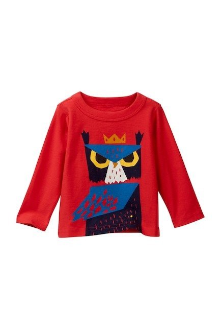 Horned Owl Graphic Tee (Baby Boys)