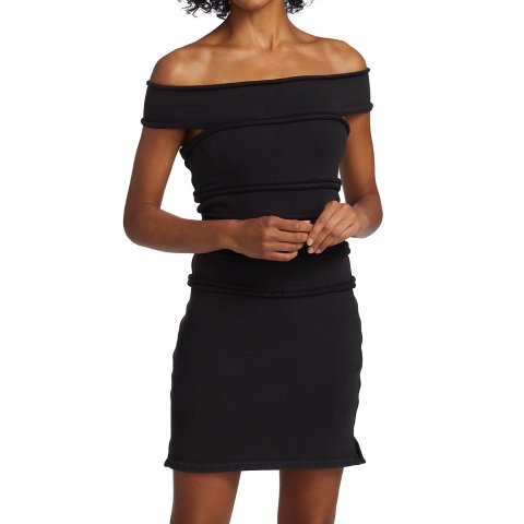 Alexander WangGet $25 GC,Spend$500 Get $50 GCOff-The-Shoulder Mini-Dress