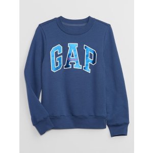 Gap额外4.5折，用码“GFEXTRA” 儿童、大童Logo卫衣
