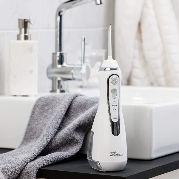 Cordless Advanced Water Flosser For Teeth, Gums, Braces, Dental Care With Travel Bag and 4 Tips