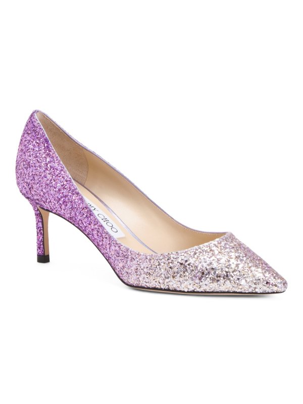 Made In Italy Glitter Pumps