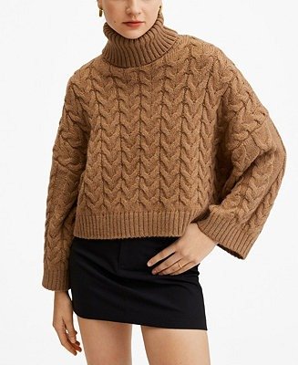 Women's Knitted Braided Sweater