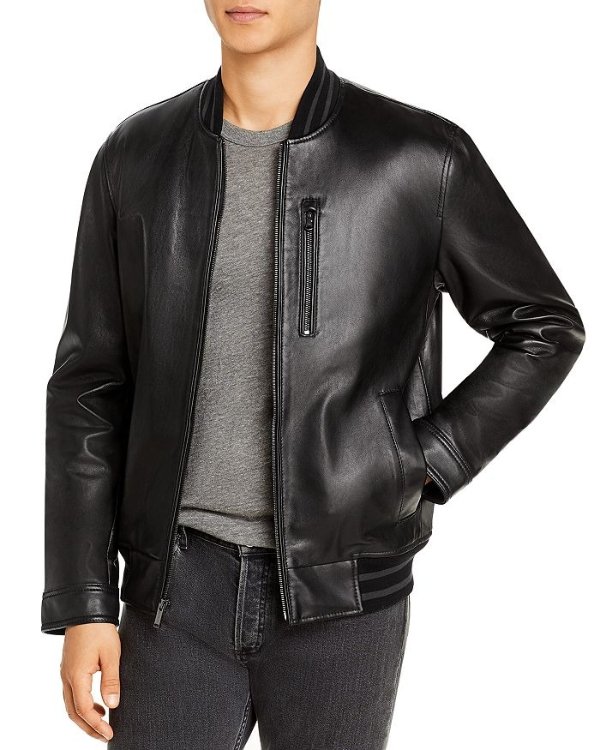 Leather Bomber Jacket (66% off) - Comparable value $595