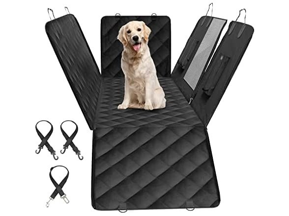 Simple Deluxe Dog Car Seat Cover for Back Seat