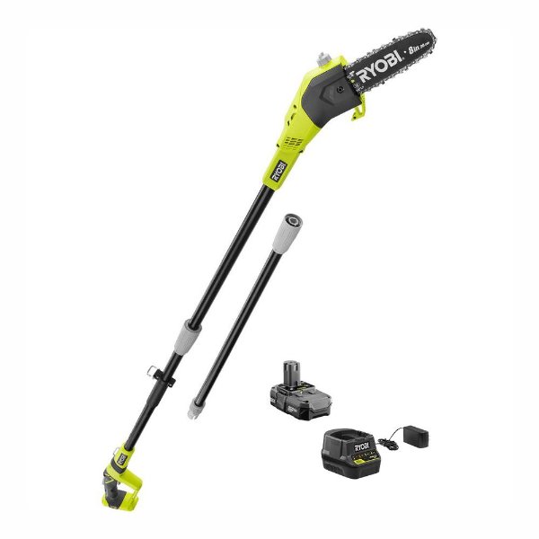 ONE+ 8 in. 18-Volt Lithium-Ion Cordless Pole Saw 1.3 Ah Battery and Charger Included