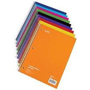 Staples 1-Subject Wide-Ruled Notebook