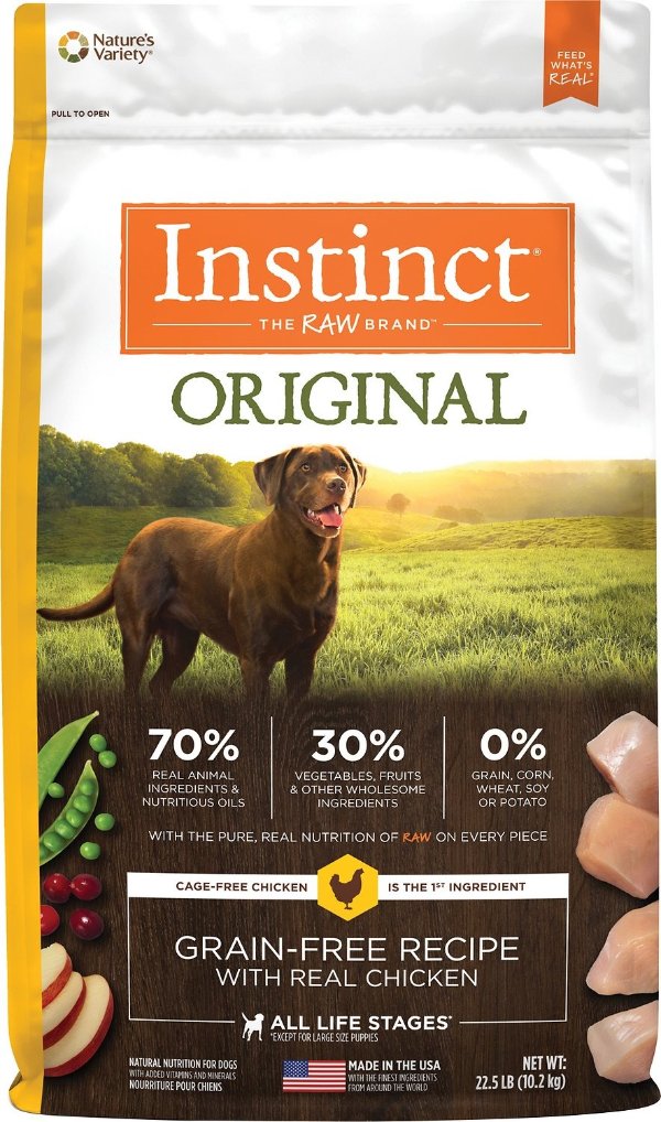 Original Grain-Free Recipe with Real Chicken Freeze-Dried Raw Coated Dry Dog Food