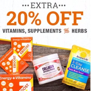 Vitamins, Herbs & Supplements Sale @ VitaCost