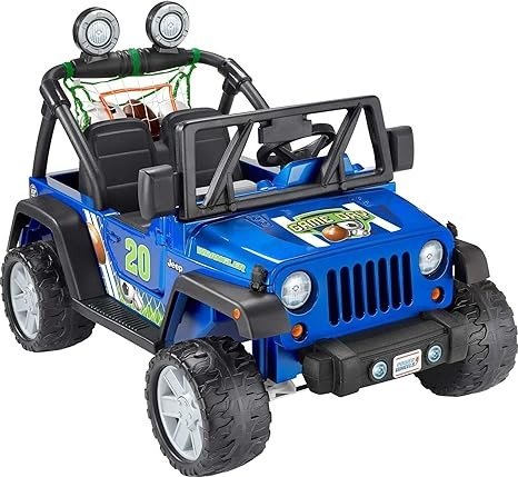 Hot Wheels Jeep Wrangler, Blue (12V)