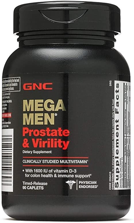 Mega Men Prostate and Virility, 90 Caplets, Supports Sexual Health
