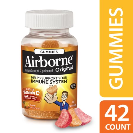 Airborne 维生素C软糖 42粒 x 3瓶 支持免疫系统健康
