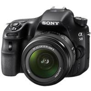 Sony Alpha SLT-A58K 20.1 MP Digital SLR Kit w/ 18-55mm Lens + 55-200mm Lens