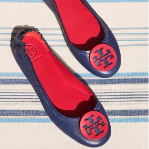 Minnie Travel Ballet With Logo @ Tory Burch