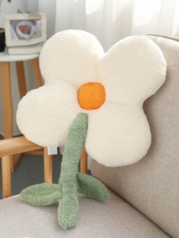 Flower Design Decorative Pillow