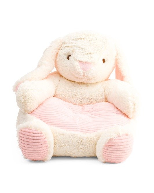 毛绒兔子婴儿椅