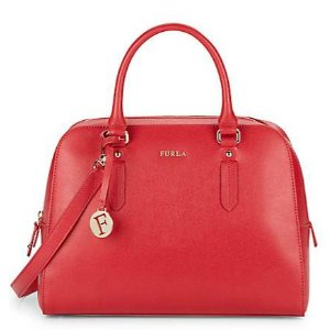 Furla Saffiano Leather Top-Handle Bag