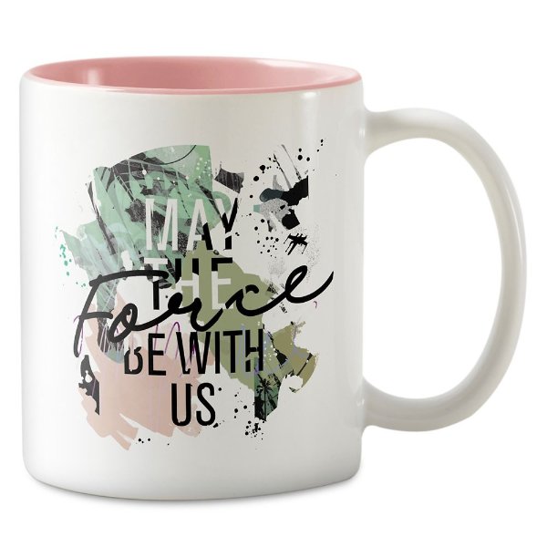 Star Wars ''May the Force Be With Us'' Two-Tone Coffee Mug - Customizable | shopDisney