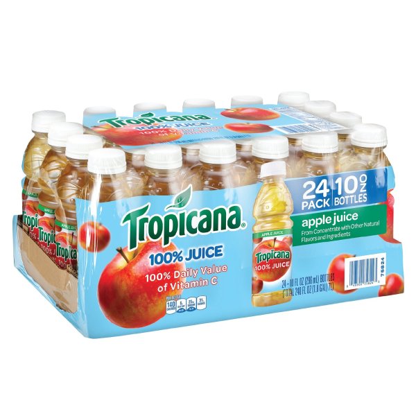 100%纯苹果汁 10oz 24瓶装