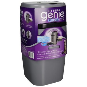 Litter Genie Plus Cat Litter Disposal System with Odor Free Pail System