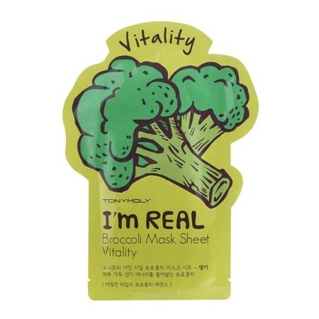I'm Real Broccoli Face Mask Sheet - Vitality