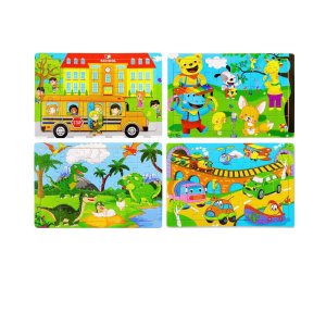 Wooden Jigsaw Puzzles Set for Kids