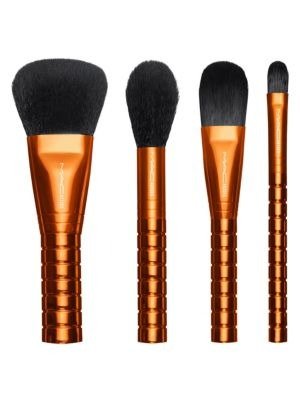 MAC - Shiny Pretty Things Brush Party: Face Focus Four-Piece Brush Kit